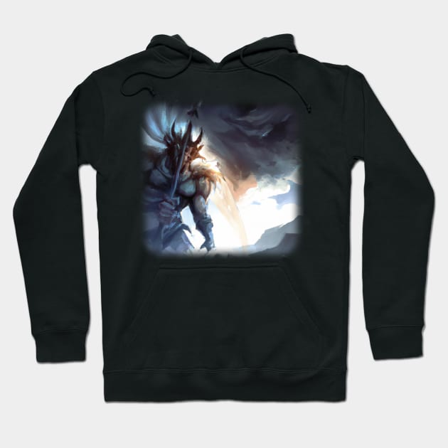 Greek god going to war Hoodie by Perryfranken